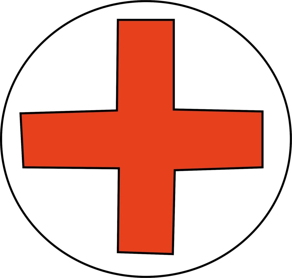 This image of the red-cross symbol represents the medical drama portion of my new space opera medical drama series.